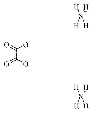 Ammonium Oxalate Formula
