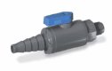 Ball valve, 2-way, 1/4 NPT(M) x tapered barb