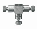 Stainless Steel fittings; 0.020" bore, tee, ss (YO-01939-50)