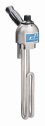 Representative photo only Immersion heater long rod 20 L heated area 1100 watts 115 VAC