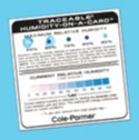 Representative photo only NIST Traceable Humidity Card