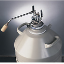 Representative photo only Liquid Nitrogen withdrawal system