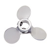EW-04552-55 316 Stainless Steel three-blade propeller, 2" dia x 3/8" bore dia