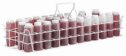 EW-06049-12 Bottle carrying rack with handles, holds 24 bottles