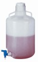 EW-06065-32 Thermo Scientific Nalgene<small><sup>&reg;</sup></small> low-density polyethylene carboy with spigot and shoulder handles, 20 L