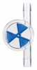 In-Line Flow Indicators, 0.5 to 10.0 L/min, Paddle Flow Indicator, 1/4 (19937-0001)