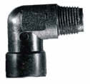 EW-06349-40 Female-to-male threaded elbows, nylon, 1/8 NPT(F) x 1/8 NPT(M), pack of 6