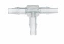 Representative photo only Barbed fittings T connector Clear PP 1 16 ID 1 32 25 32 15 32 