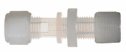 Bulkhead Union, Nylon, 1/4" 100 Pack (YO-30803-19)