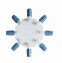EW-06473-12 PTFE Valves, Micro Tubing Valves, 8-way, 1 To 4 mm OD