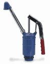 Lever drum pump, 4 strokes per gallon, steel pump body