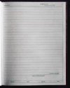 WZ-06556-00 Nalgene<small><sup>&reg;</sup></small> lab notebook case bound in a hard waterproof cover, 3 lines/inch
