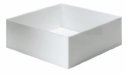 Representative photo only Heavy wall high density polyethylene utility tray 12 x 16 x 8 