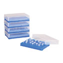 PCR preparation rack, blue, 5/pk