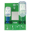 EW-06796-37 Scienceware<small><sup>&reg;</sup></small> Plum Sterile Saline/pH Neutralizing Eyewash Station