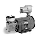 Pump, Vacuum Pump with Explosion Proof Motor, Solid PTFE heads with PTFE diaphragm and valves, 0.6 CFM or 20 PSI, 115/230 VAC, 50/60 Hz