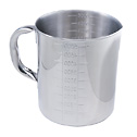 Representative photo only Cole Parmer Stainless Steel Graduated Pouring Beaker 200 oz capacity 1 ea