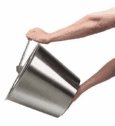 Representative photo only Stainless steel pails 23 qt