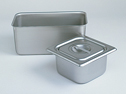 Stainless steel rectangular utility pan, 3 qt (72060)