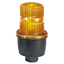 Representative photo only Federal Signal Low Profile Strobe Light Surface mount Amber