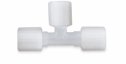 EW-30490-84 Flare union Tee, 1/2", PTFE, Each