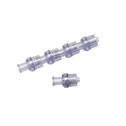 EW-30505-92 One-way luer check valve, SAN with silicone diaphragm, female-male, pack of 10