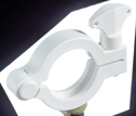 Nylon clamps for sanitary fittings