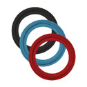 X-Rayable and Metal-Detectable Gasket, Platinum-Cured Silicone, 3/4"