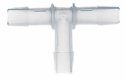 Representative photo only Barbed fittings T connector Natural PP 1 4 ID 1 8 1 31 32 1 7 32 10 pack