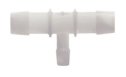 Barbed fittings, Reducing T connector, PVDF, 3/4" x 3/8" ID, 19/32", 3 (YO-30703-96)