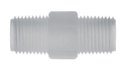 Pipe fittings, Nipple, 1/4" NPT(M), PVDF; 10/pack