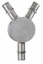 Barbed Fittings; Y Connector, 316 SS, 3/8" Tubing ID (YO-31209-57)