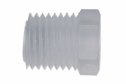 Pipe fittings, Reducing bushing, PP, 1/8" NPT x 10-32 UNF, 19/32", 15/ (YO-31503-20)