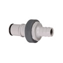 NS6 non-spill quick-disconnect insert, polypropylene, 1/2" hose barb (NS6D22008)