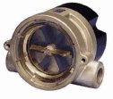 Gems Sensors Flow Indicator for Liquids; Brass, 3/4" NPT(F), 5.0 to 30