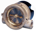 Gems Sensors Flow Indicator for Liquids; Brass, 1/4" NPT(F), 0.5 to 5.