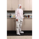 Representative photo only MicroGuard CE Cleanroom Coveralls with hood and boots elastic wrist and ankle medium