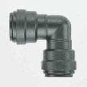 Push-to-connect compressed air system elbow, 1/2