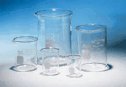 EW-34502-90 Pyrex<small><sup>&reg;</sup></small> Brand 1000 Griffin Low-Form Beakers; Starter set, one each of 50 mL, 100 mL, 250 mL, 600 mL, and 1000 mL