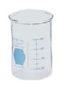Kimax blue-coded Griffin beakers; 1000 mL, 6/cs