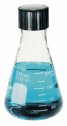 PYREX Brand 4985 flask with screw cap; 250 mL, pack of 6