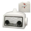 LDPE Glove Box with Acrylic Window and 20" long, 6" Wide Neo