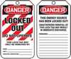 Accuform Lockout/Tagout Danger Tags