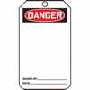 Tag, Danger, 5 7/8" X 3 3/8", RV-Plastic (MDT260PTP)