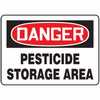 Accuform Danger Pesticide Storage Area Signs