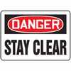 Accuform Danger Stay Clear Signs