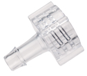 Large-bore adapter luer-style male x 3/16" hose barb, polycarbonate, p (YO-45509-50)