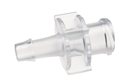 Large-bore adapter luer-style female x 3/16" hose barb, polycarbonate, (YO-45509-56)