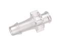 Large-bore adapter luer-style female x 5/16" hose barb, polycarbonate, (YO-45509-60)