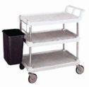 EW-47300-10 Cart 47300-10 shown with optional wastebasket 47300-50